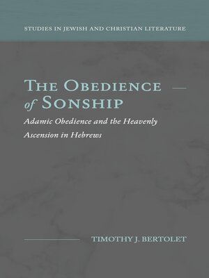 cover image of The Obedience of Sonship